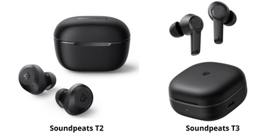 So sánh soundpeats T3 và T2 chuẩn
