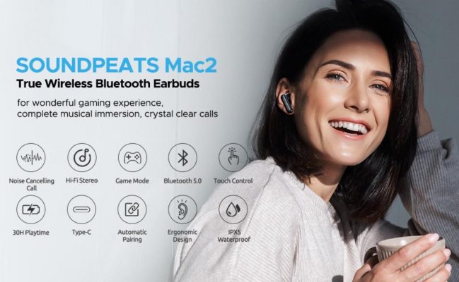 Những nâng cấp của mẫu tai nghe soundpeats mac2 so với mac