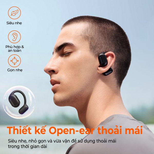 thiết kế của tai nghe Bluetooth thể thao soundpeats gofree