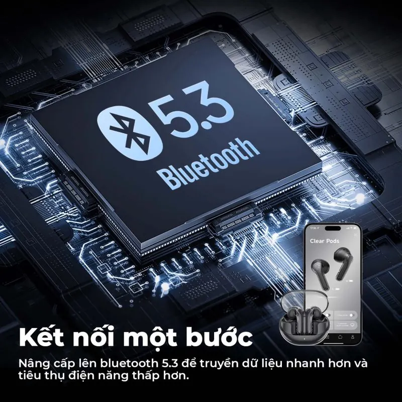 tai nghe bluetooth soundpeats clear-pods - 3