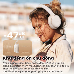 tai nghe bluetooth chụp tai soundpeats space pro - 1