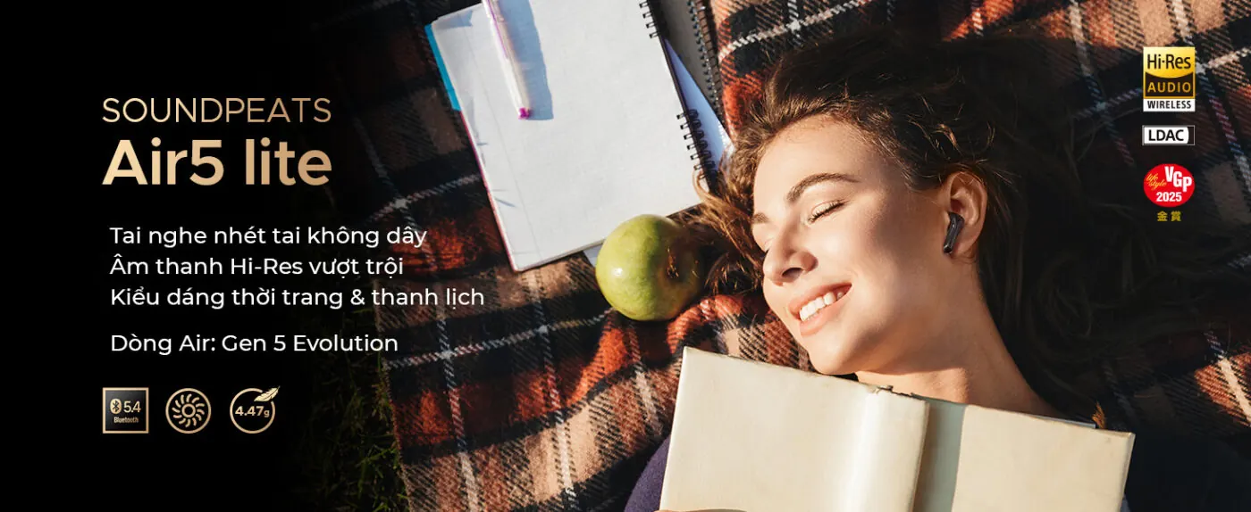 tai nghe bluetooth soundpeats air 5 lite - 7