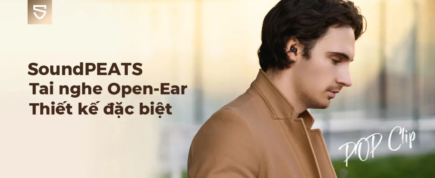 tai nghe bluetooth soundpeats pop clip - 1