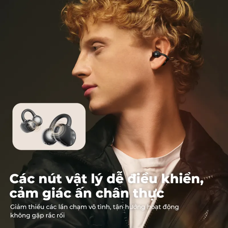 tai nghe bluetooth soundpeats pop clip - 5