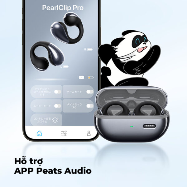 tai nghe bluetooth kẹp tai Open Ear SoundPEATS PearClip Pro - 9