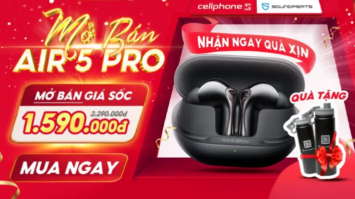 mở bán soundpeats air5 pro