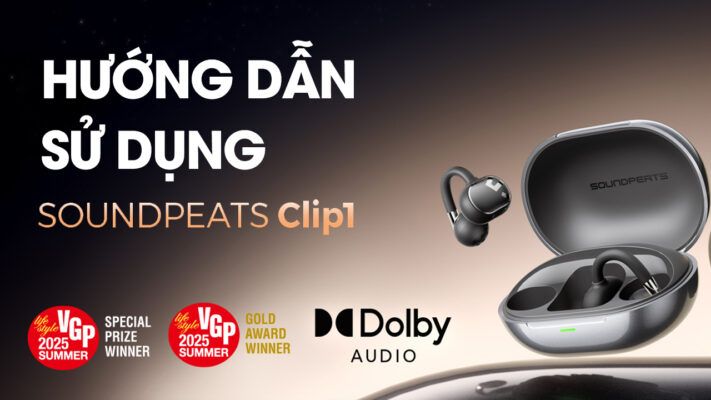 hướng dẫn sử dụng tai nghe open-ear soundpeats clip1