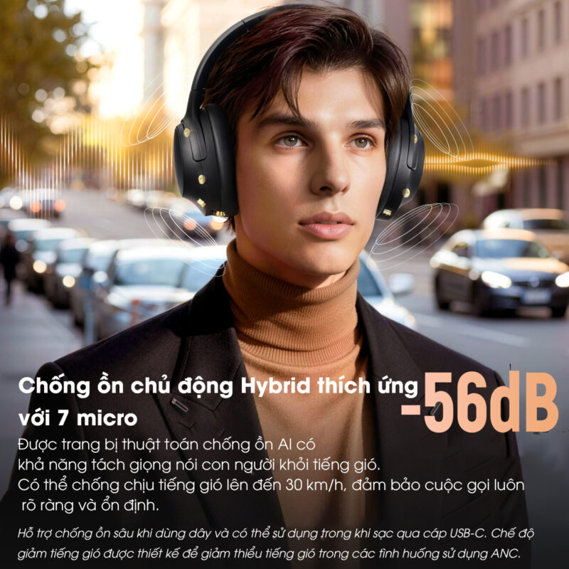 tai nghe bluetooth chụp tai soundpeats cove pro-2